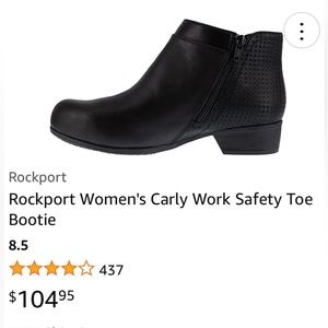 Carly work leather, steel toe. Brand new, never worn in box